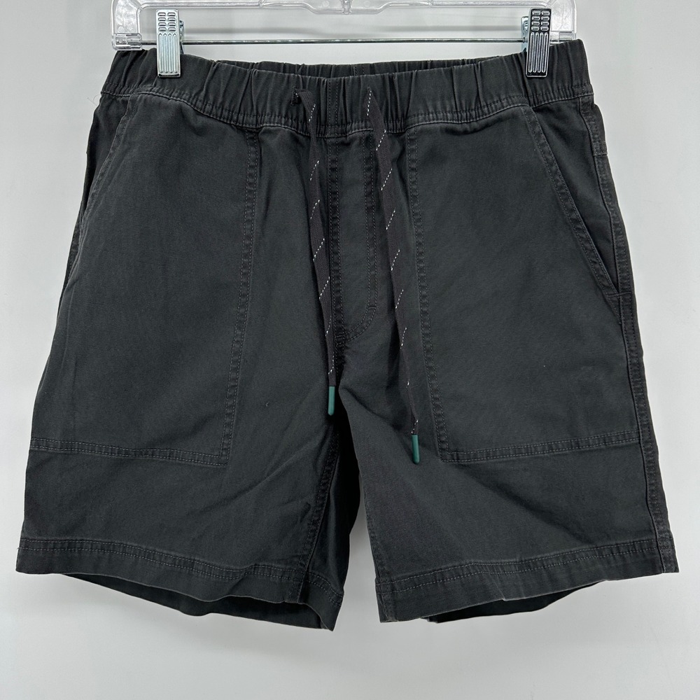 Alpine Design Womens Charcoal Gray Elastic Waist Utility Shorts Size Small